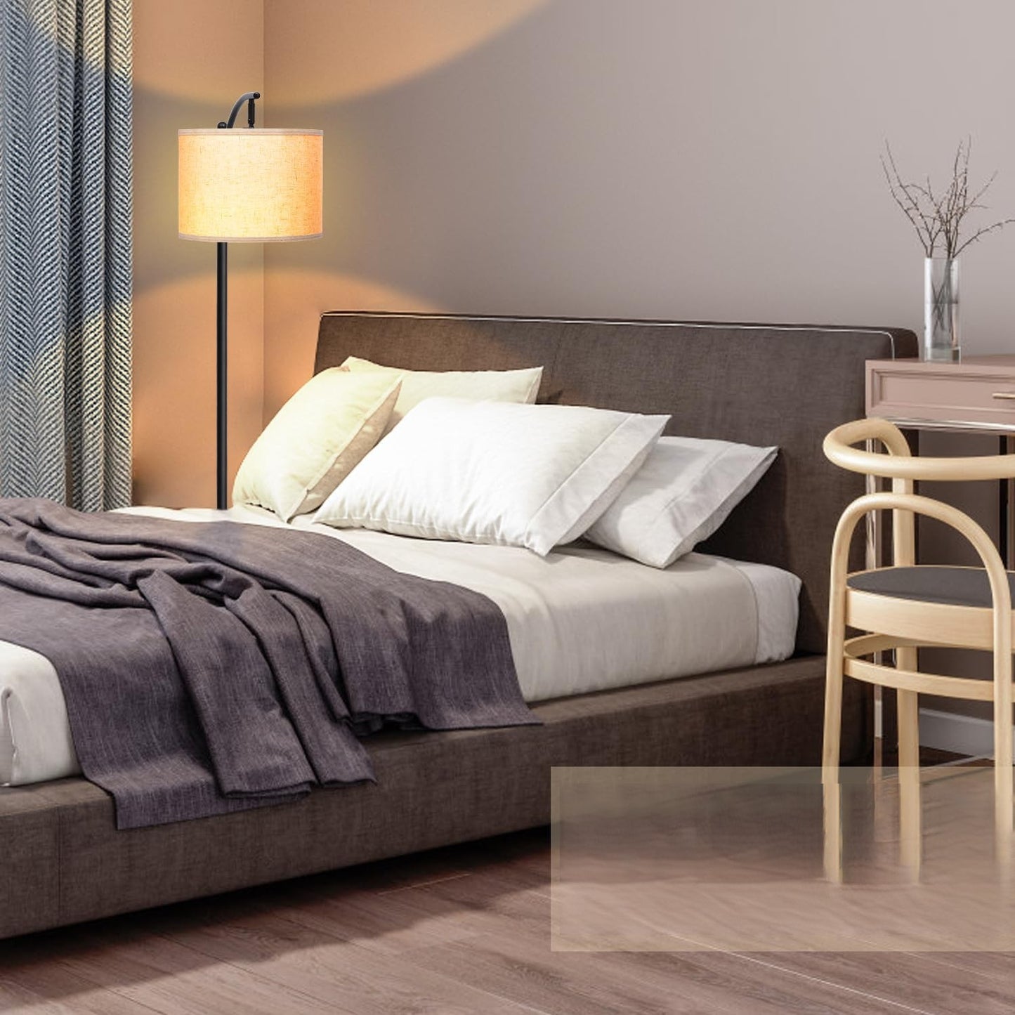 Modern European Arc Floor Lamp – Elegant Standing Lamp for Living Room & Bedroom