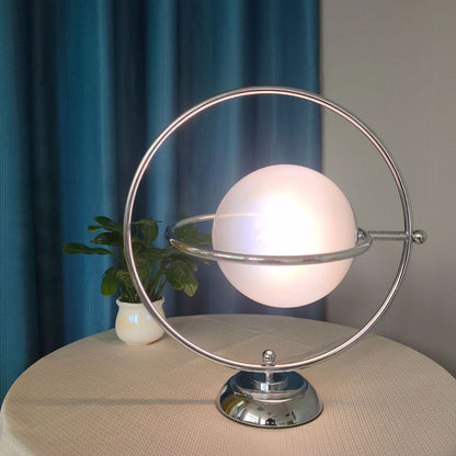 Rotating Moon Table Lamp – Vintage Celestial Decorative Lamp for Bedroom & Office