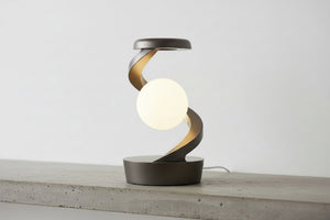 Rotating Spiral LED Night Light – Floating Gyroscope Ambient Lamp for Bedroom