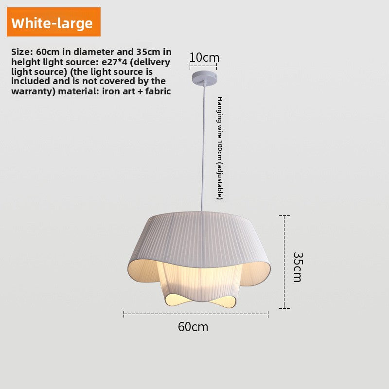 French Cream Chandelier – Luxury Vintage Ceiling Light for Living Room & Dining Room