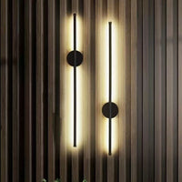 Nordic Linear Wall Light – Scandinavian Style Indoor Wall Lamp for Bedroom