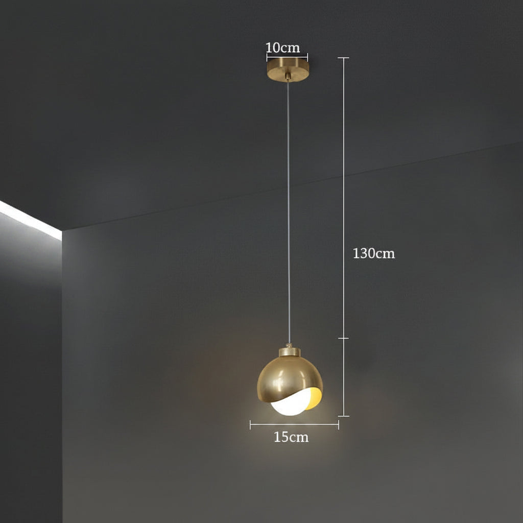 Modern Design Crystal Lampshade Bedside Pendant Lights – Luxury LED Lights for Bedroom & Living Room