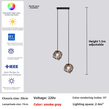 Nordic Lava Abstract Chandelier – Modern Sculptural Ceiling Light for Living Room