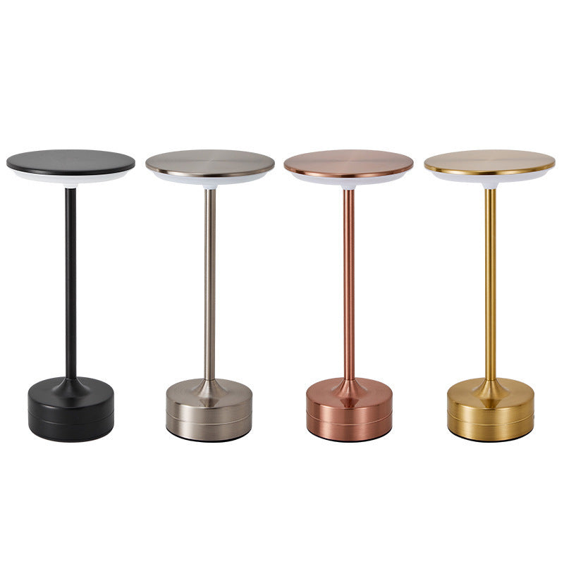 Metal Minimalist Table Lamp – Modern Bedside Lamp for Bedroom & Living Room