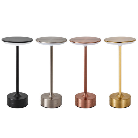 Metal Minimalist Table Lamp – Modern Bedside Lamp for Bedroom & Living Room