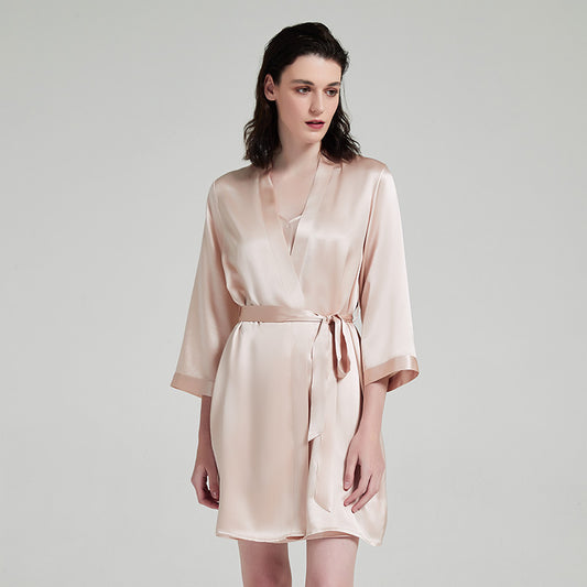 Blume Silk Kimono Robe
