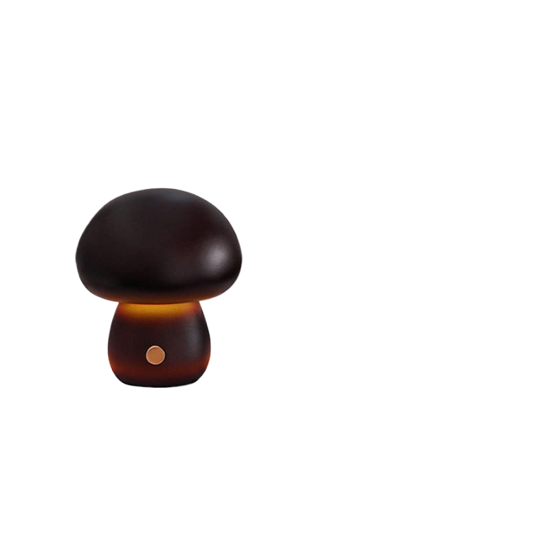 Oslo Mushroom Table Lamp – Retro Scandinavian LED Bedside Lamp for Bedroom
