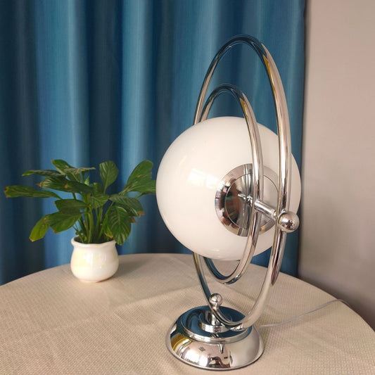 Rotating Moon Table Lamp – Vintage Celestial Decorative Lamp for Bedroom & Office
