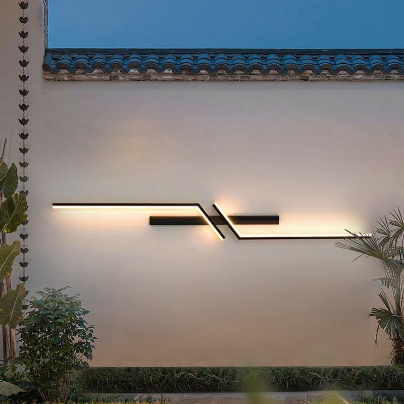 Zenith Bar Outdoor LED Wall Lamp – Modern Exterior Wall Light for Patio & Facade