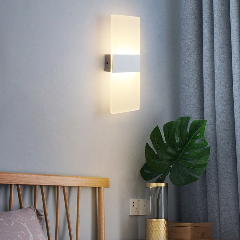 Acrylic LED Wall Sconce – Modern Indoor Wall Lamp for Living Room & Bedroom