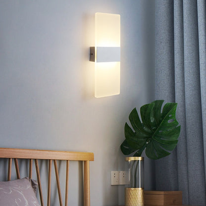 Acrylic LED Wall Sconce – Modern Indoor Wall Lamp for Living Room & Bedroom