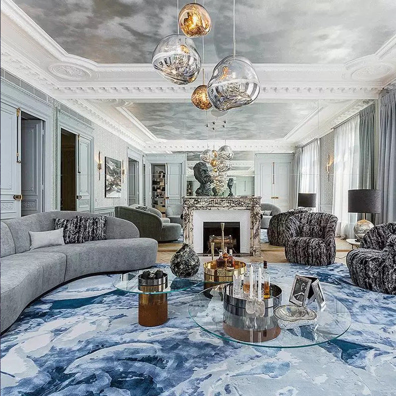 Tom Dixon Melt Lava-Like Design Pendant Light – Modern Multi-Globe Pendant Light for Dining Room & Living Room