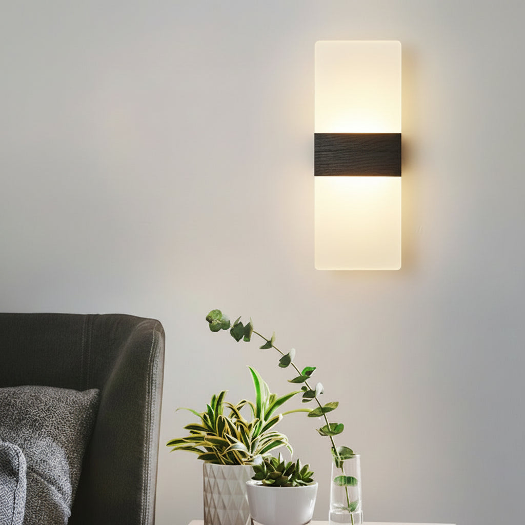 Acrylic LED Wall Sconce – Modern Indoor Wall Lamp for Living Room & Bedroom