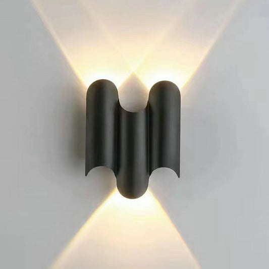 Modern Radiant Outdoor Wall Light – Waterproof LED Exterior Wall Sconce