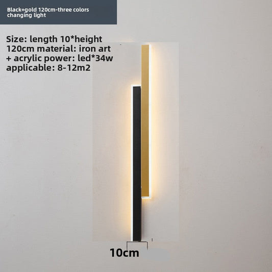 Slim Strip LED Wall Light – Minimalist Indoor Wall Sconce for Bedroom & Living Room