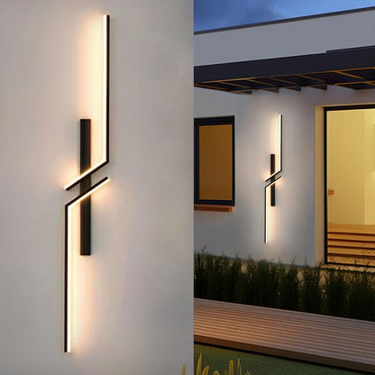 Zenith Bar Outdoor LED Wall Lamp – Modern Exterior Wall Light for Patio & Facade