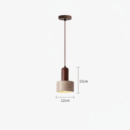 Vintage Cylindrical Metal Pendant Lamp – Industrial Hanging Light for Kitchen & Bar