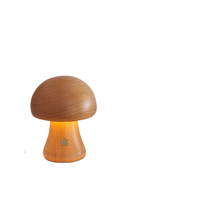 Oslo Mushroom Table Lamp – Retro Scandinavian LED Bedside Lamp for Bedroom