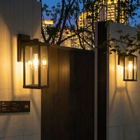 Matte Black Industrial Cage Outdoor Wall Light – IP45 Waterproof Exterior Wall Lamp