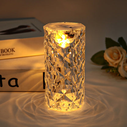 Rose Petal LED Night Light – Decorative Floral Ambient Lamp for Dining Table
