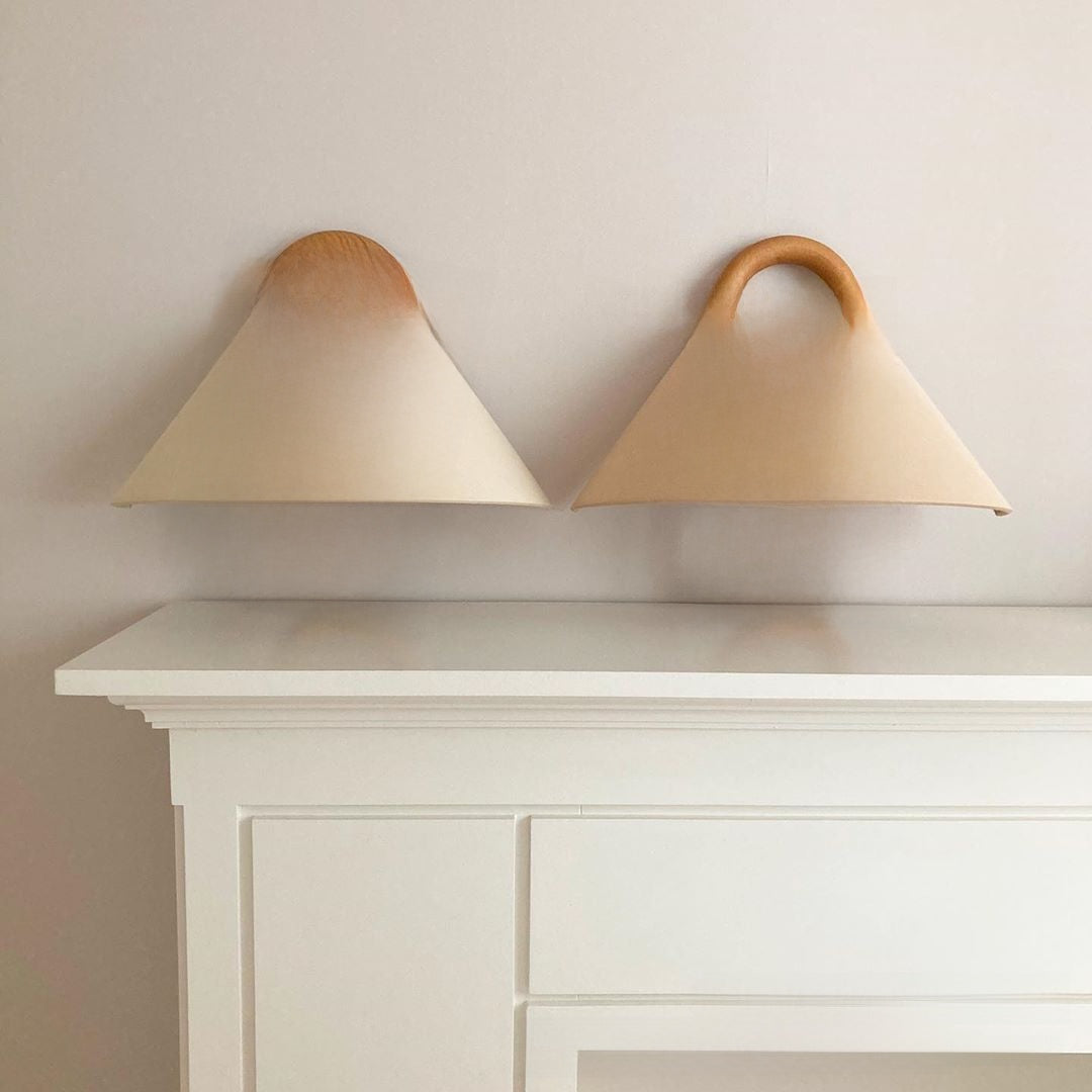 Retro Solid Wood Wall Lamp – Rustic Wooden Wall Sconce for Living Room