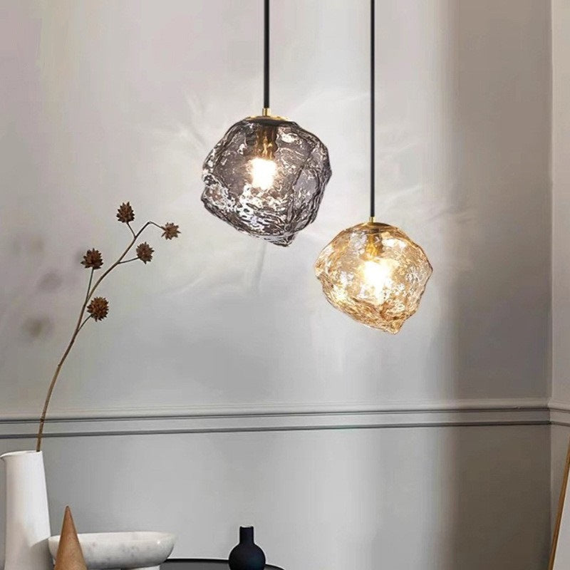 Nordic Lava Abstract Chandelier – Modern Sculptural Ceiling Light for Living Room