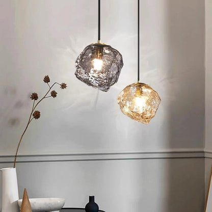 Nordic Lava Abstract Chandelier – Modern Sculptural Ceiling Light for Living Room