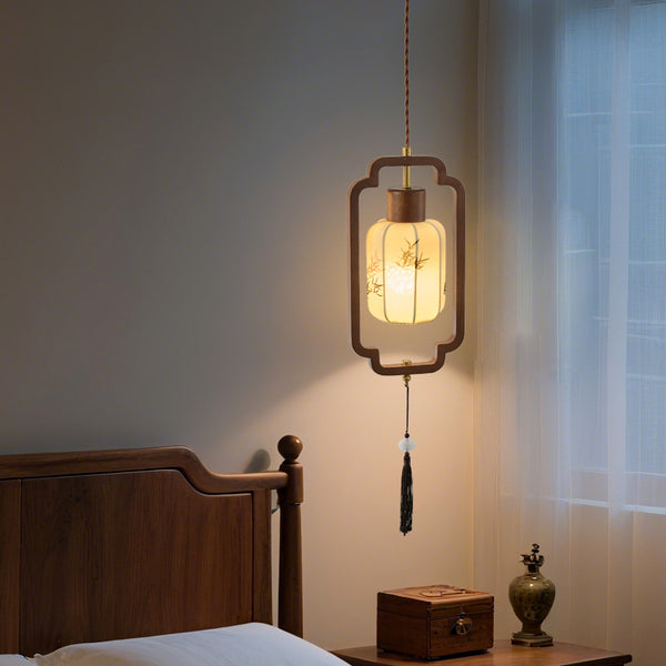 Mid-Century Style Hanging Lamp