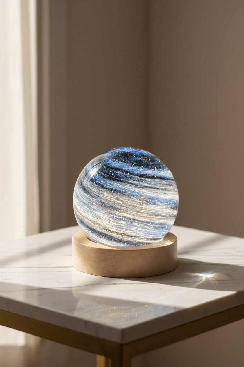 Planetary Galaxy Night Light – LED Space Projector Lamp for Bedroom