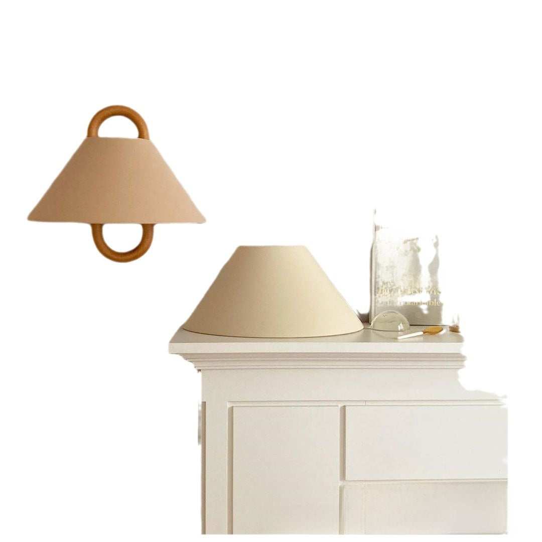 Retro Solid Wood Wall Lamp – Rustic Wooden Wall Sconce for Living Room