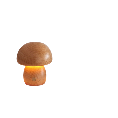 Oslo Mushroom Table Lamp – Retro Scandinavian LED Bedside Lamp for Bedroom