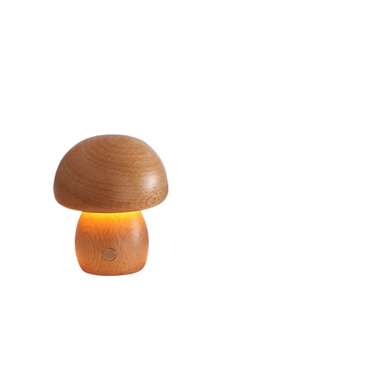 Oslo Mushroom Table Lamp – Retro Scandinavian LED Bedside Lamp for Bedroom