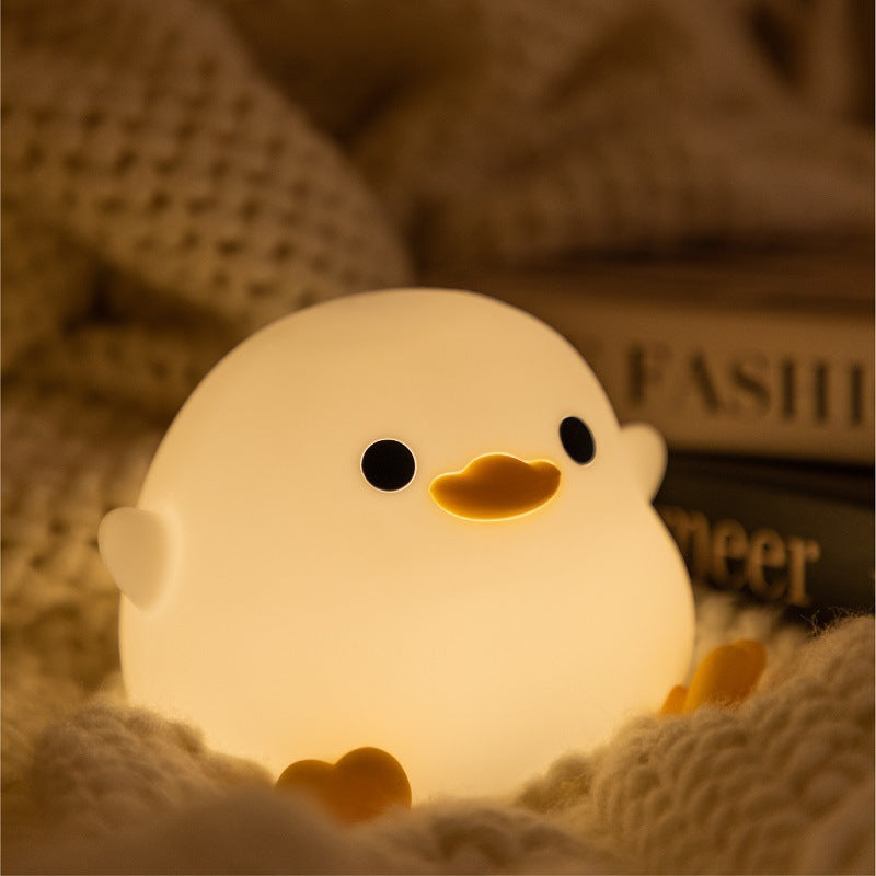 Rubber Duck USB Night Light – Cute Silicone Glow Lamp for Kids & Nursery