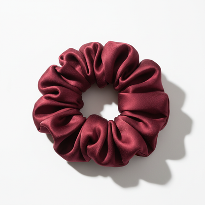 Burgundy Scrunchie