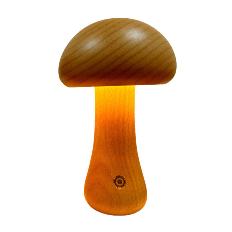 Oslo Mushroom Table Lamp – Retro Scandinavian LED Bedside Lamp for Bedroom
