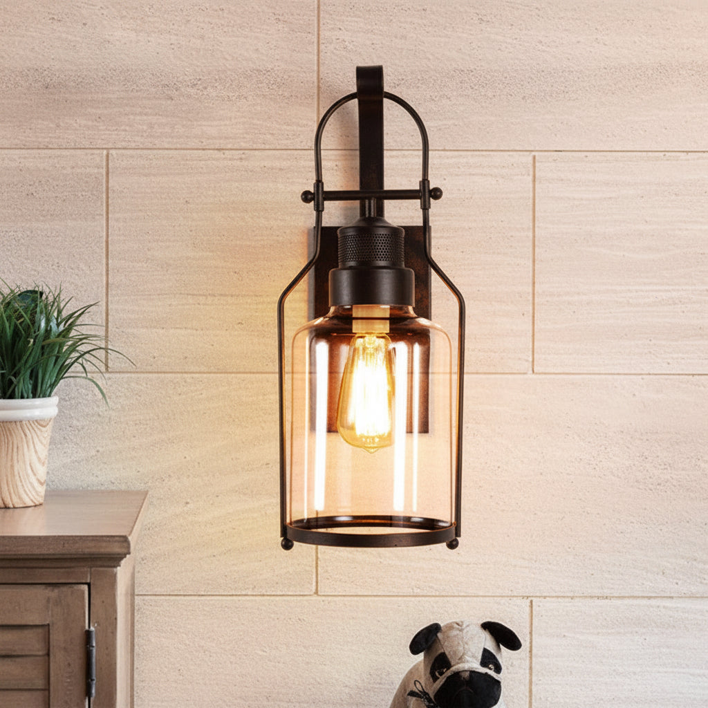 Vintage Edison Filament Wall Light – Retro Industrial Wall Sconce for Bar & Café
