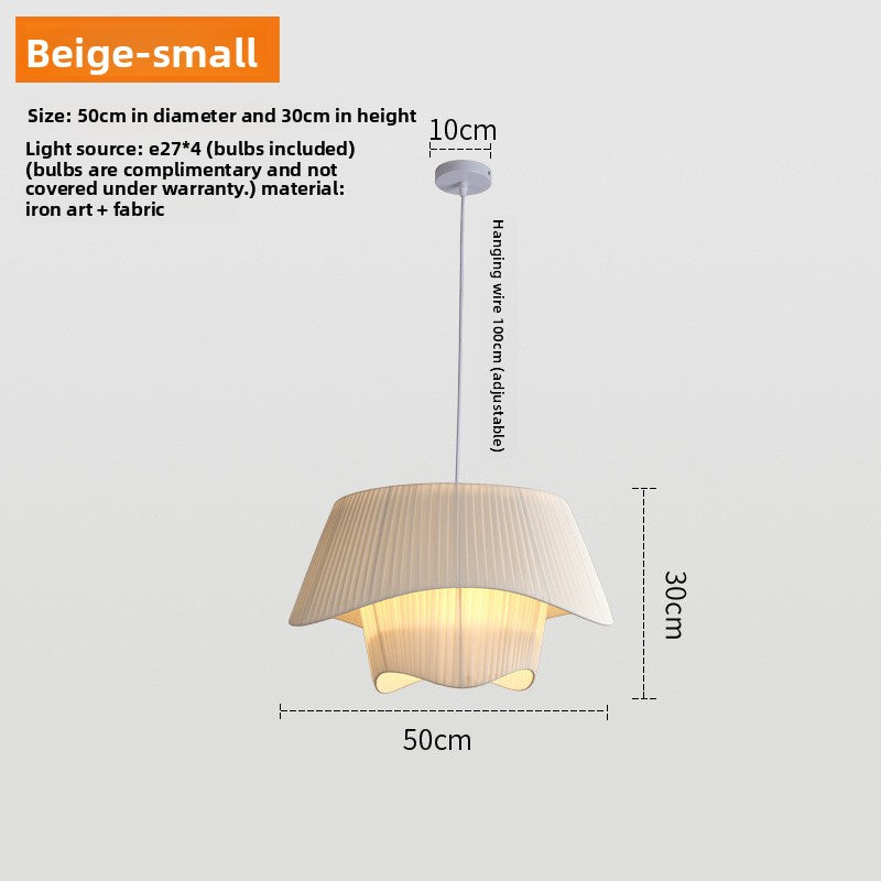 French Cream Chandelier – Luxury Vintage Ceiling Light for Living Room & Dining Room