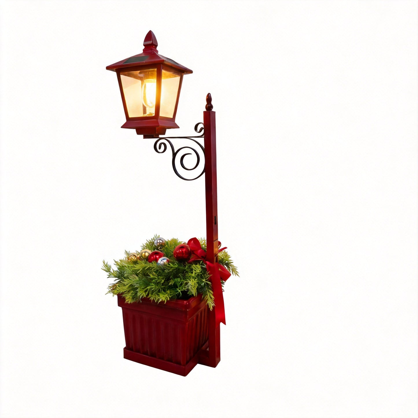 Solar Powered Flower Pot Decorative Light