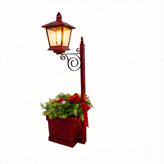Solar Powered Flower Pot Decorative Light