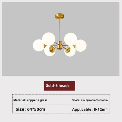 Magic Bean Cluster Chandelier – Modern Abstract Ceiling Light for Living Room