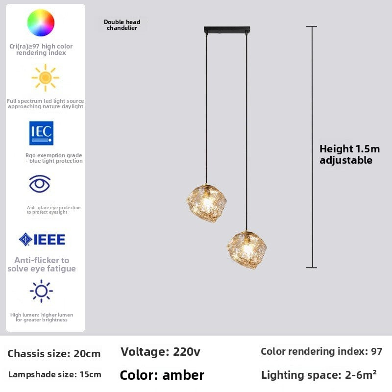 Nordic Lava Abstract Chandelier – Modern Sculptural Ceiling Light for Living Room