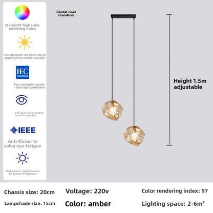 Nordic Lava Abstract Chandelier – Modern Sculptural Ceiling Light for Living Room