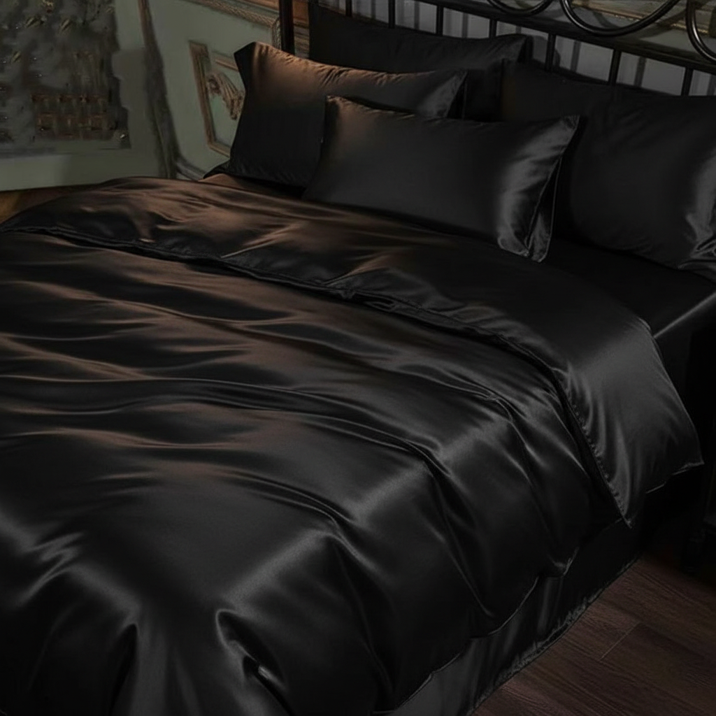 Classic Black Bed