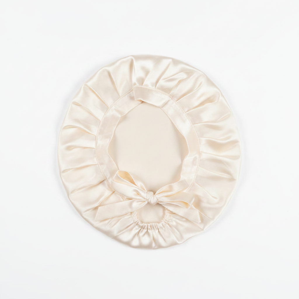 Creamy White Sleep Cap