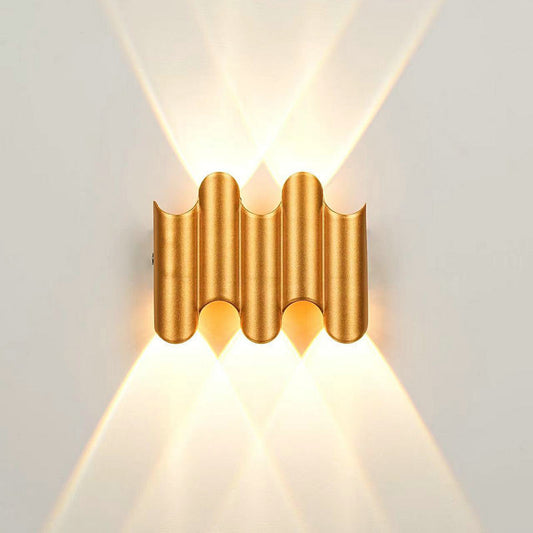 Modern Radiant Outdoor Wall Light – Waterproof LED Exterior Wall Sconce