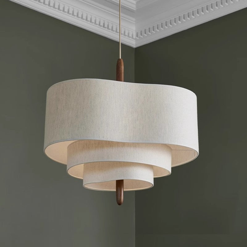 French Cream Chandelier – Luxury Vintage Ceiling Light for Living Room & Dining Room