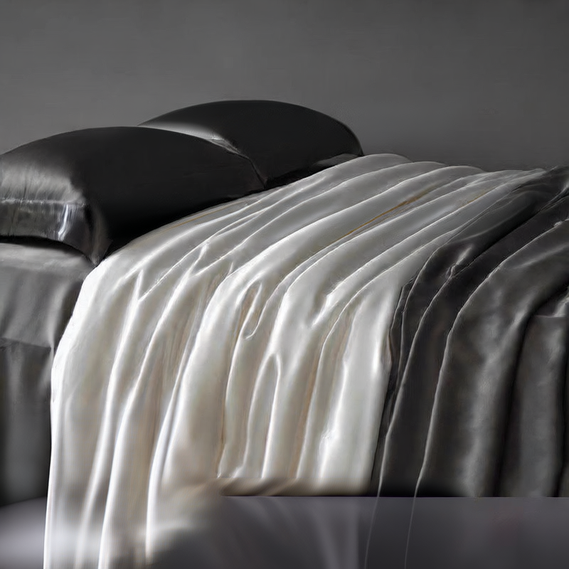Blume Silk Four-Piece Bedding Set
