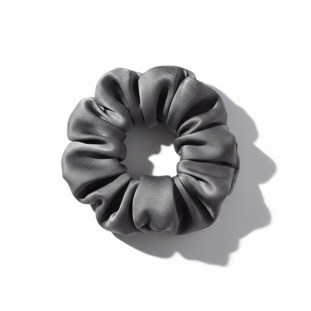 Dark Gray Scrunchie