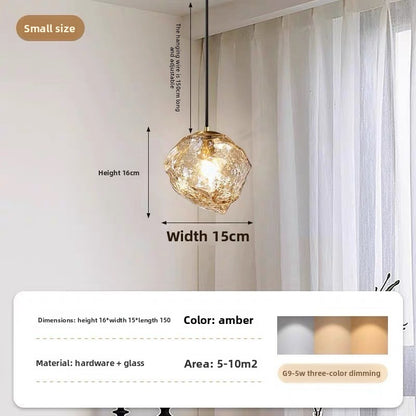 Nordic Lava Abstract Chandelier – Modern Sculptural Ceiling Light for Living Room