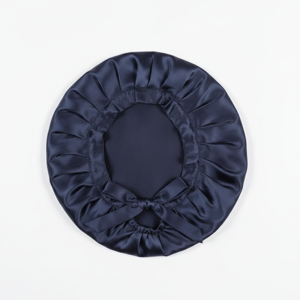 Deep Navy Blue Sleep Cap